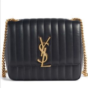 YSL Large Vicky leather